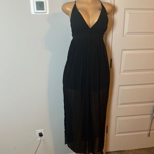 Elegant Black Maxi Dress